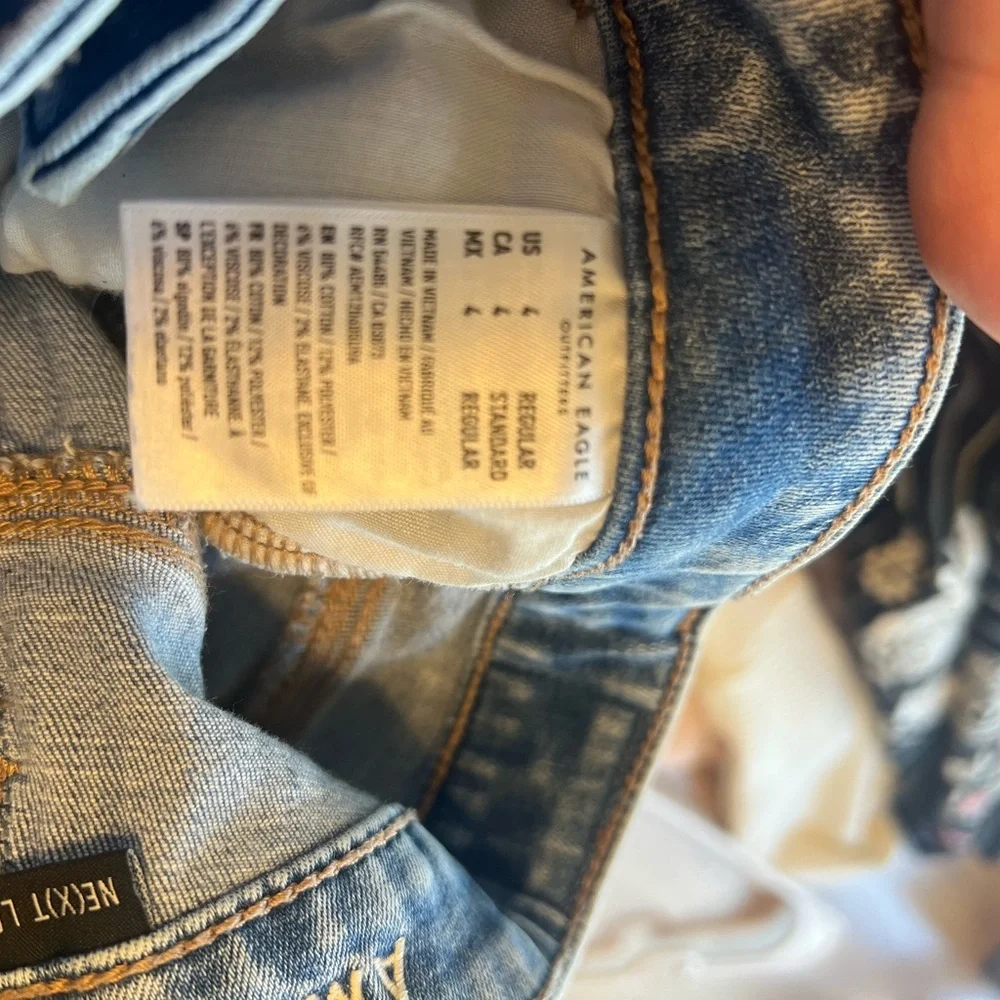 American Eagle Super high rise Jeggings size 4 - Picture 6 of 6